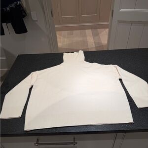 Ribbed Cream Sweater